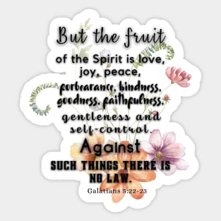 Galatians 5:22-23 Sticker